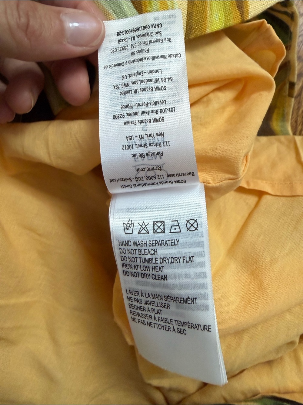 FARM Rio Yellow Bananart 3D Bodice Linen Midi Dress - Size S - Picture 12 of 14